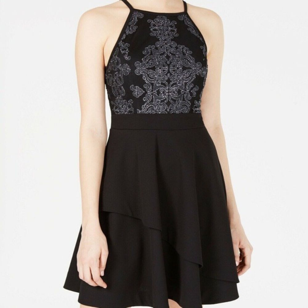 Speechless Embellished Little Black Dress NEW Size 1
